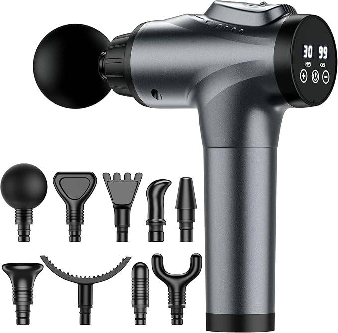 Muscle Massage Gun for Athletes Handheld Electric Deep Tissue Back Massager