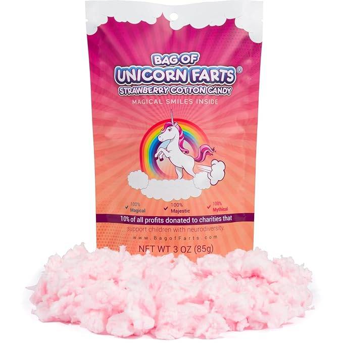 Bag of Unicorn Farts (Cotton Candy) Humorous Present
