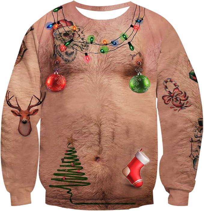 Men Women Funny Ugly Christmas Sweatshirts