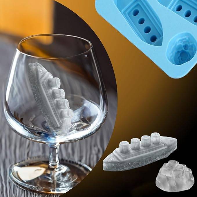 Titanic Shape Ice Tray