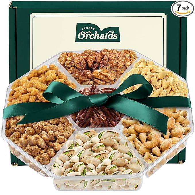 Nuts Gift Basket - Delicious Mixed Cravings of Freshly Roasted Nuts