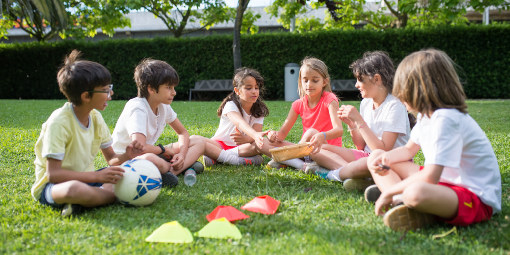 kids playing outside