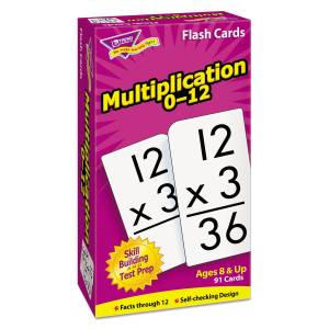 multiplication flash cards