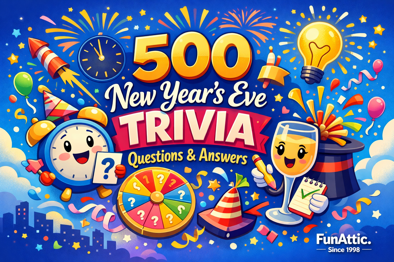 500 New Year’s Eve Trivia Questions and Answers for Fun Holiday ...