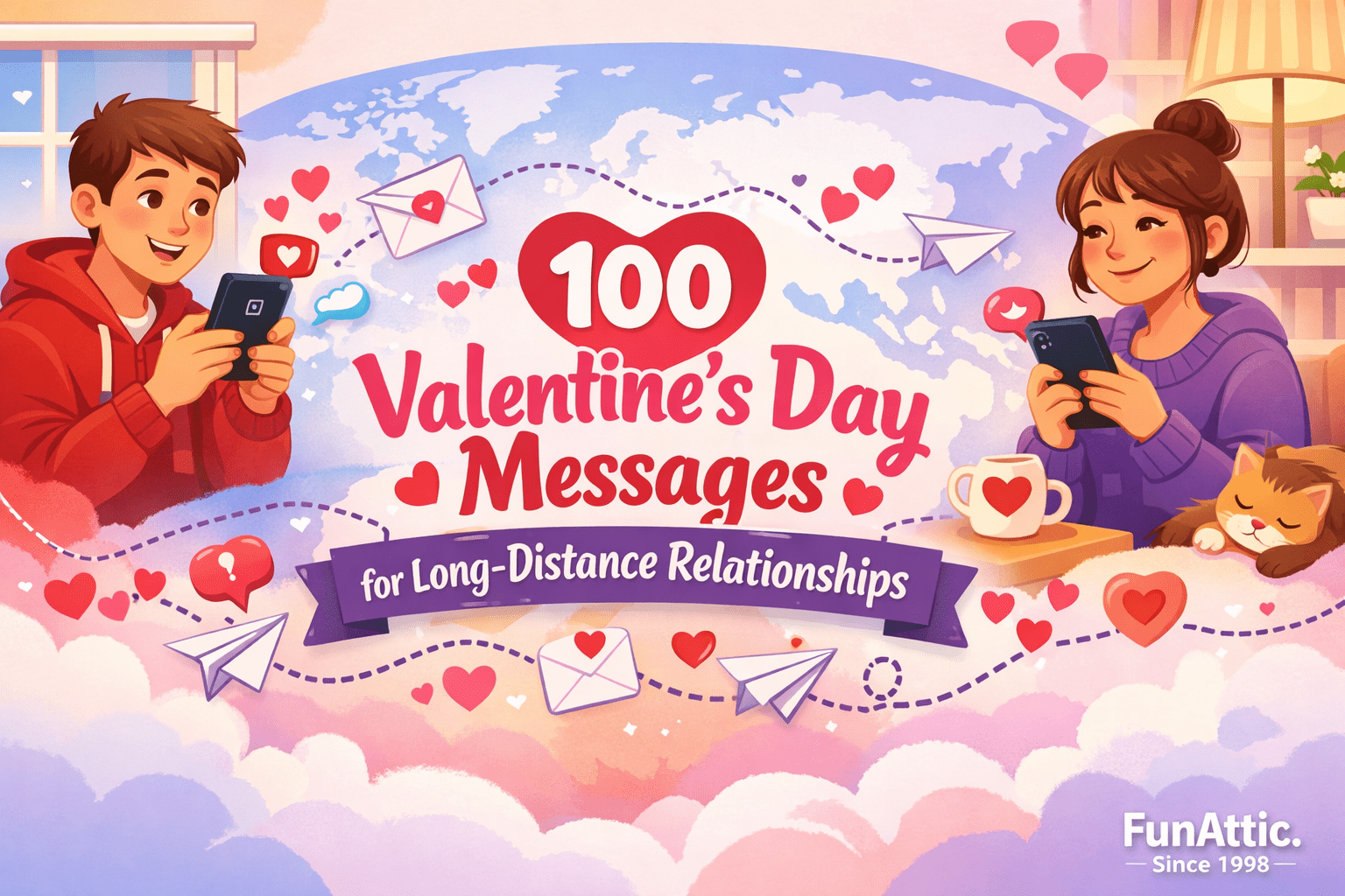 100 Valentine’s Day Messages for Long-Distance Relationships That ...